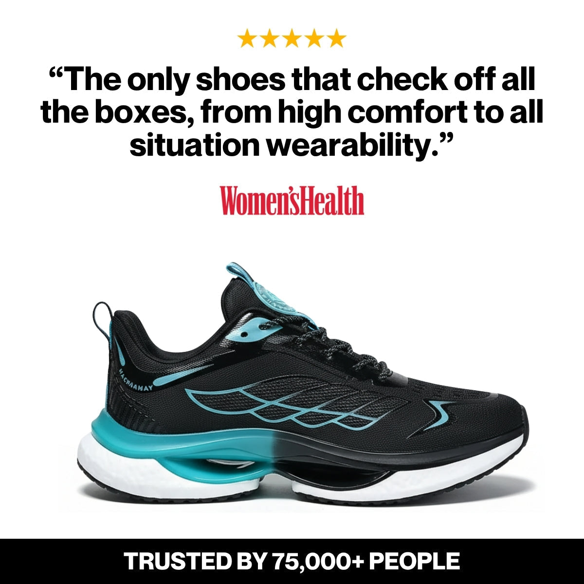 Zovara | Hands Free and Supportive Walking Shoes