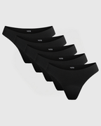 Vera’s Seamless Leakproof Thongs (5-Pack)