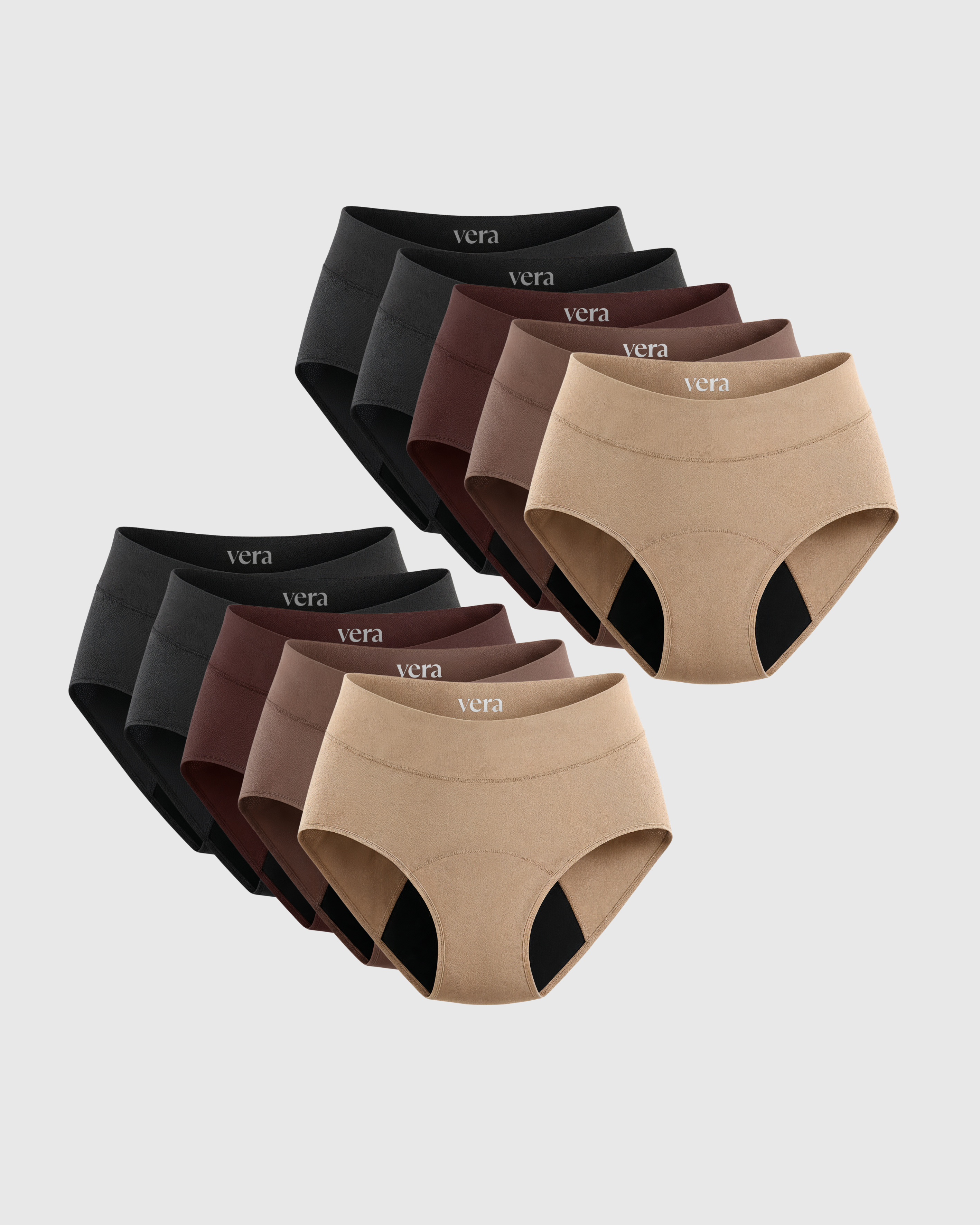 Vera's Signature Leakproof Underwear (10-Pack)