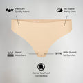 Thandi™ Olora Invisible Camel Toe Thong Mid Rise