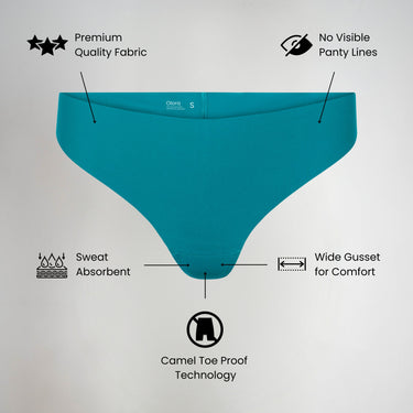 Thandi™ Olora Invisible Camel Toe Thong Mid Rise