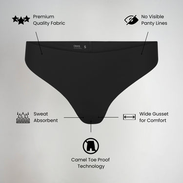 Thandi™ Olora Invisible Camel Toe Thong Mid Rise