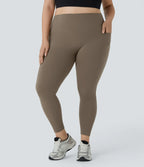 High Waisted Tummy Control Shaping Training Leggings Plus size 2.0