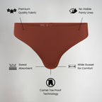 Thandi™ Olora Invisible Camel Toe Thong Mid Rise