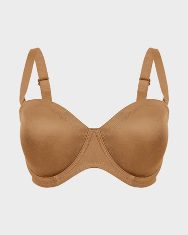 Comfort Push Up Unlined Bra with Removable Straps