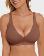 Thandibra™ Seamless Deep V Push-Up Wireless Bra No Underwire No Wires. No Pressure. Just All-Day Comfort.