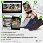 Ultra Comfy - Healthy and Supportive Walking Shoes (Black Sole Edition)
