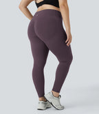 High Waisted Tummy Control Shaping Training Leggings Plus size 2.0