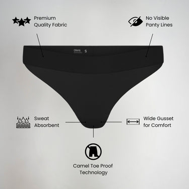 Thandi™ Olora Invisible Camel Toe Thong Low Rise