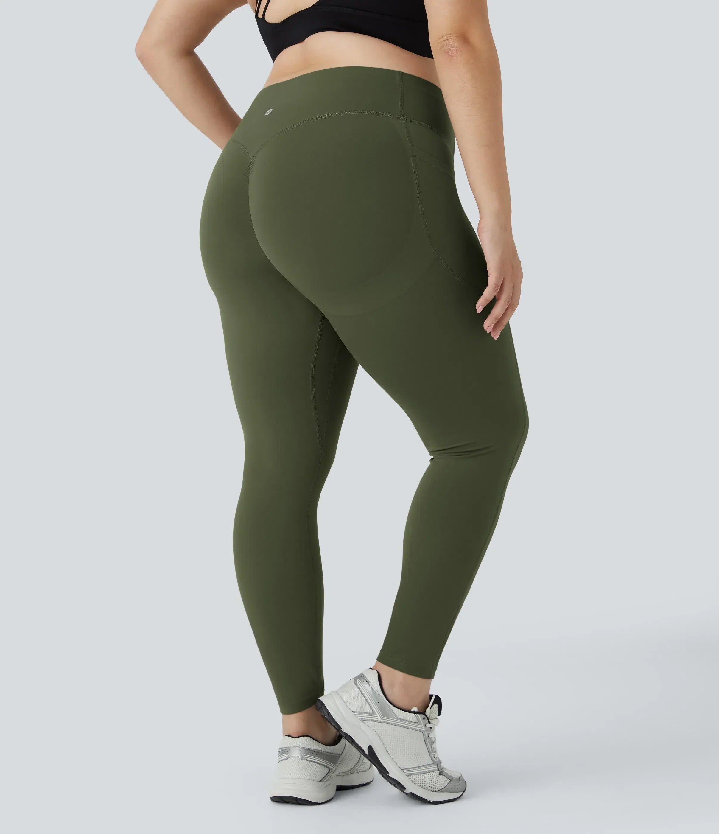High Waisted Tummy Control Shaping Training Leggings Plus size 2.0