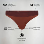 Thandi™ Olora Invisible Camel Toe Thong Low Rise