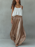 Fluid Sleeveless Skirt Set