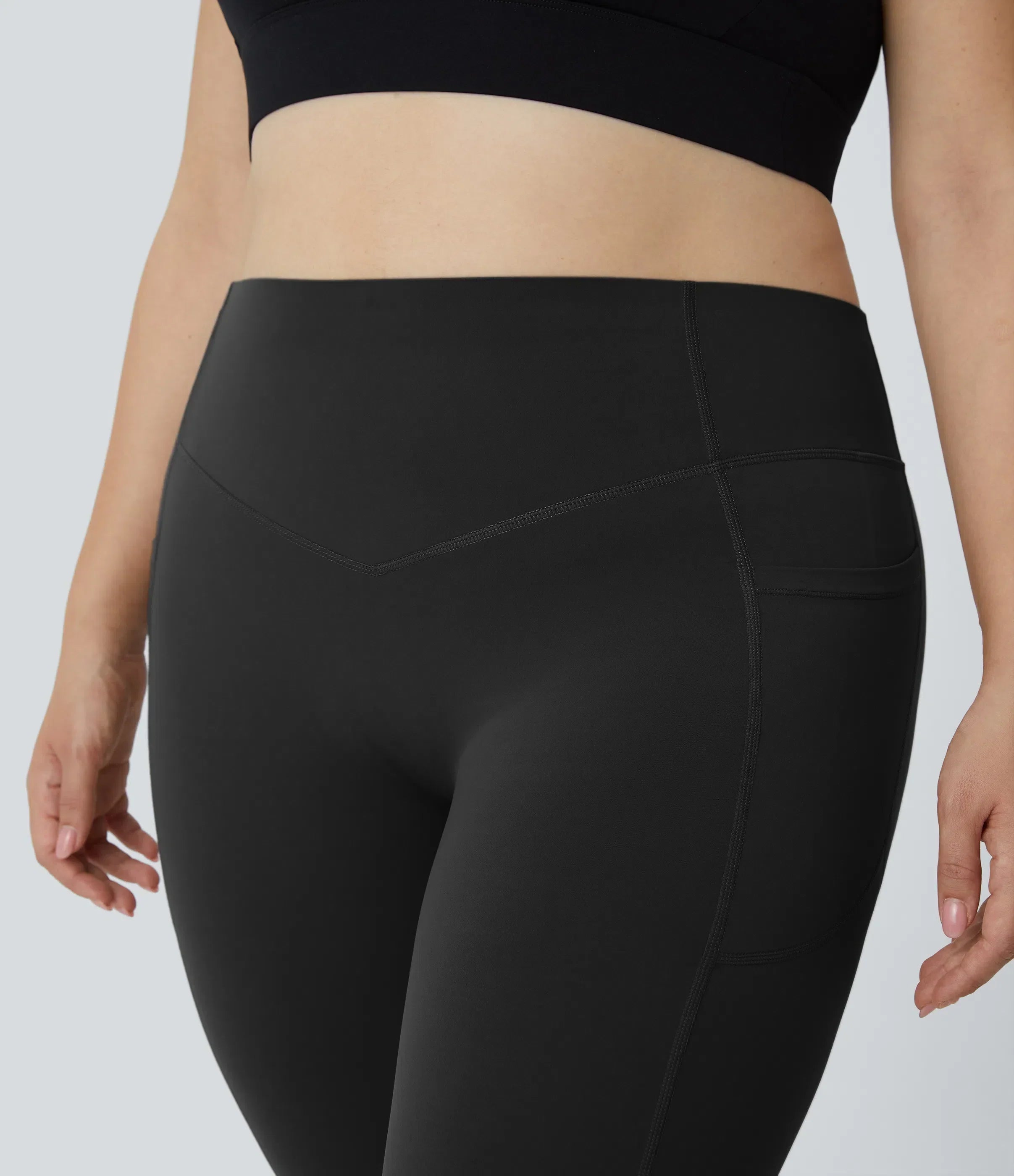 High Waisted Tummy Control Shaping Training Leggings Plus size 2.0