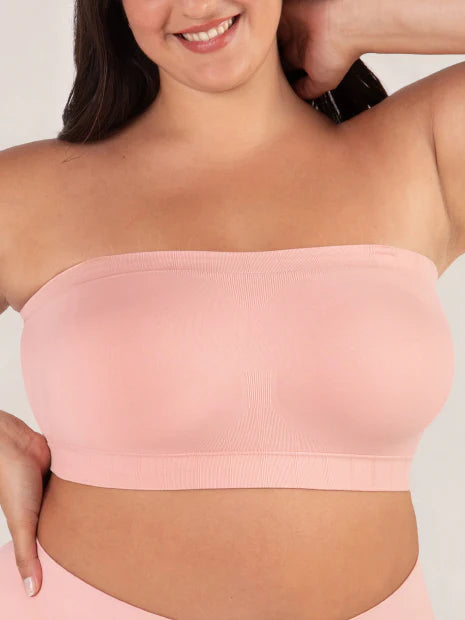 Thandibra® Shapermint Convertible Non-Slip Bandeau Seamless Wireless Strapless Bra
