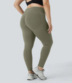 High Waisted Tummy Control Shaping Training Leggings Plus size 2.0