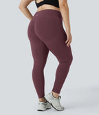 High Waisted Tummy Control Shaping Training Leggings Plus size 2.0