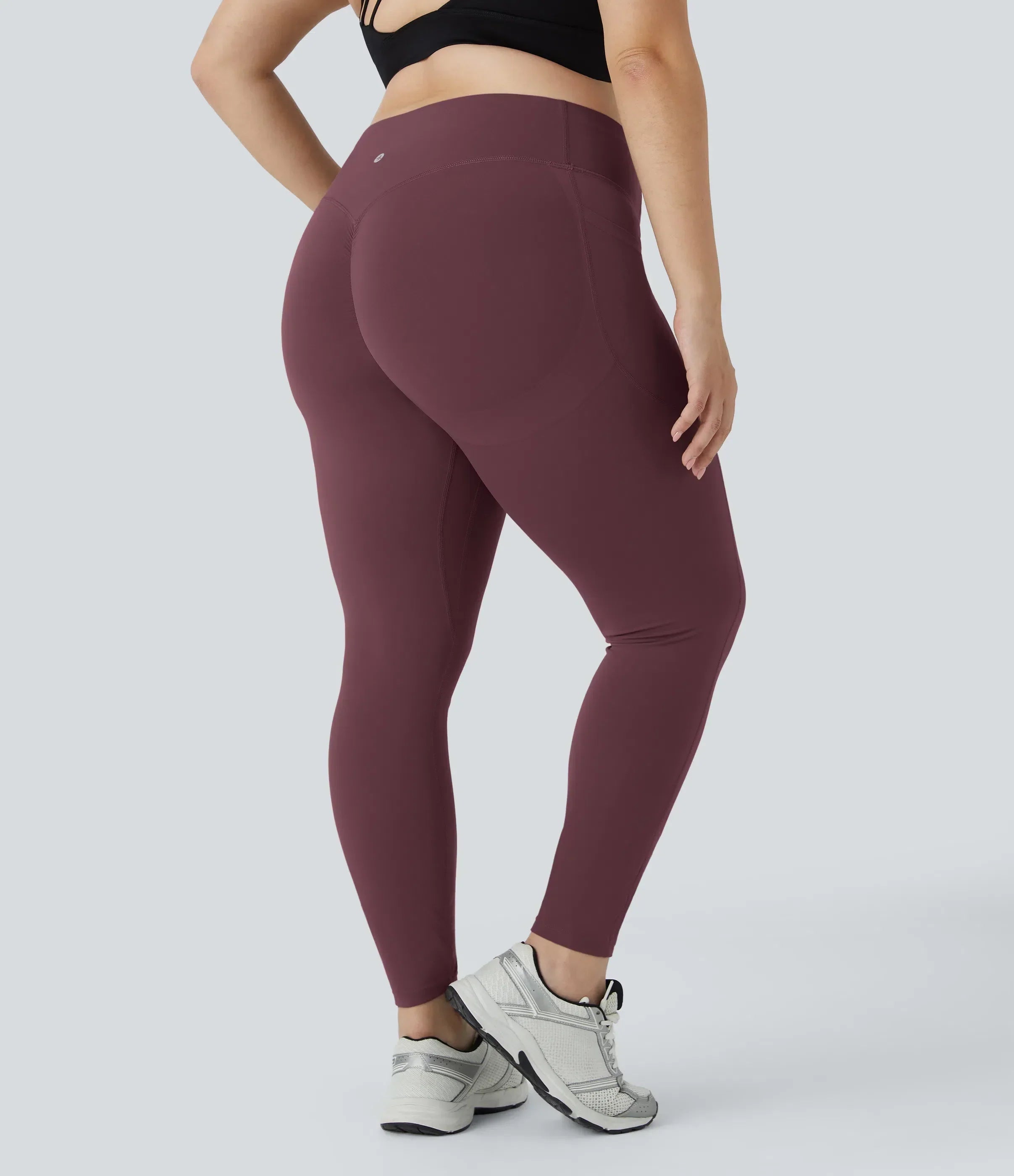 High Waisted Tummy Control Shaping Training Leggings Plus size 2.0