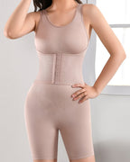 2 in 1 Seamless Double Tummy Control Mid Length Bodysuit