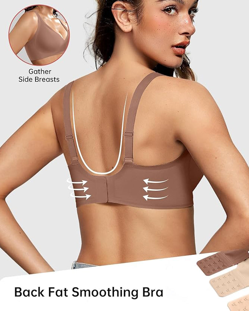 Thandibra™ Seamless Deep V Push-Up Wireless Bra No Underwire No Wires. No Pressure. Just All-Day Comfort.