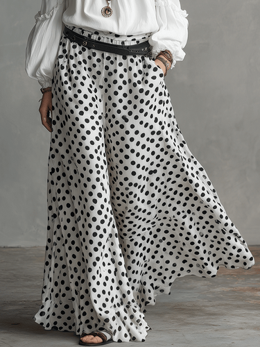 Bohemian Polka Dot Skirt Set