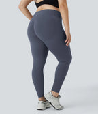 High Waisted Tummy Control Shaping Training Leggings Plus size 2.0