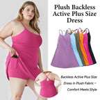 The Ultimate Tummy Control Backless Active Dress