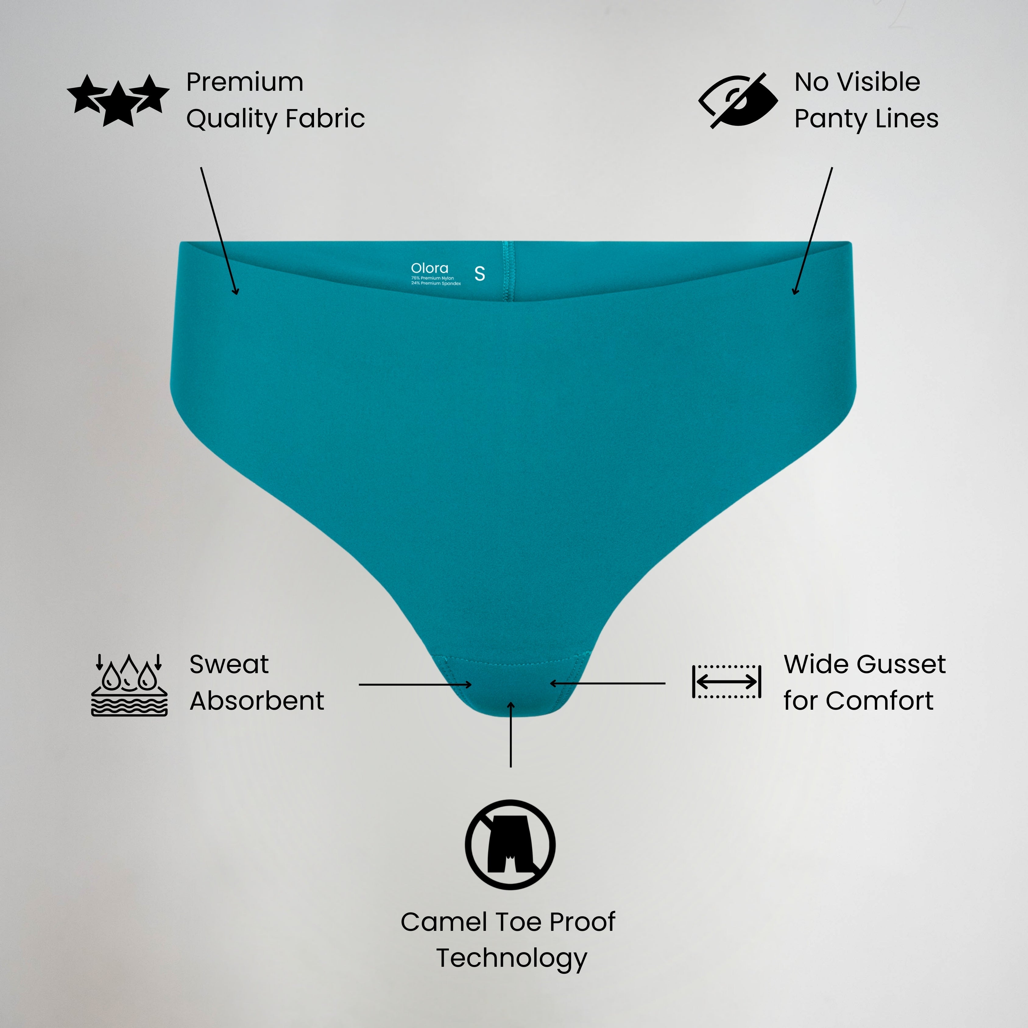 Thandi™ Olora Invisible Camel Toe Thong