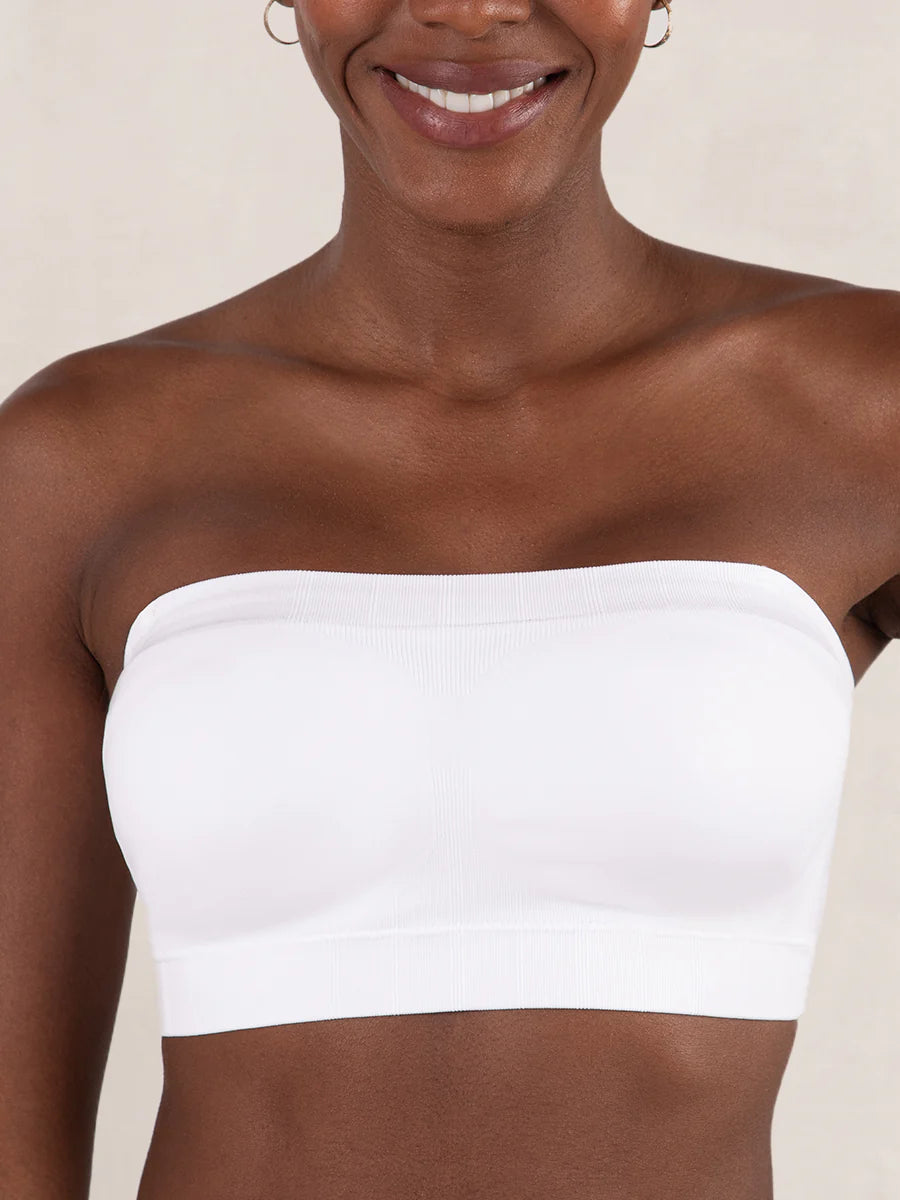 Thandibra® Shapermint Convertible Non-Slip Bandeau Seamless Wireless Strapless Bra
