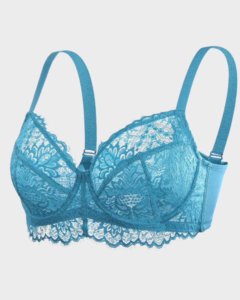 Ultra-Light Lace Underwire Push-Up Bra