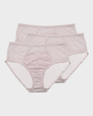 Enchant Floral Lace Brief Underwear (3 Pack)