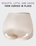 High-Waist Cross Compression Shaping Panties （6 Pack）