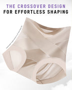 High-Waist Cross Compression Shaping Panties （6 Pack）