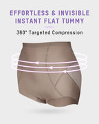 High-Waist Invisible Mesh Strong Shaping Panties (3 Pack)
