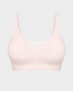 Lace Scalloped Wireless Seamless Push-Up Bra
