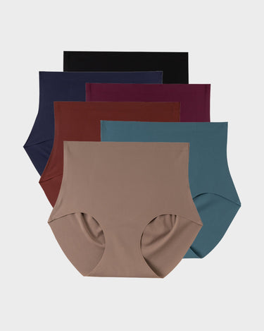 Light Sculpt High-Waist Seamless Panties (6 Pack)