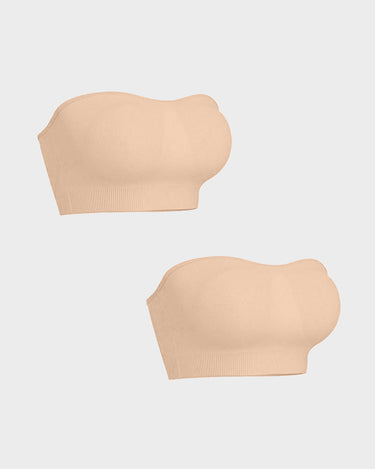 Non-Slip Bandeau Seamless Wireless Strapless Bra