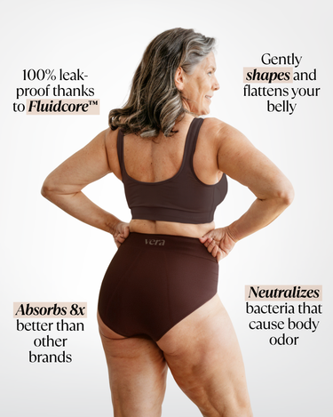 Vera's Signature Leakproof Underwear (Mocha Luxe)