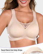 Seamless Jelly Support Wireless Bra