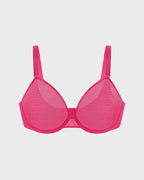 Seamless Mesh Unlined Underwire Bra