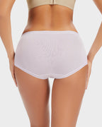 Seamless Modal Mid-Rise Antibacterial Panties (4 Pack)