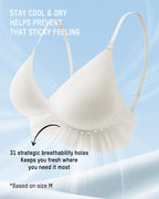 Seamless Deep V Low-Back Bra