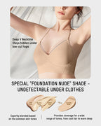 Seamless Deep V Low-Back Bra