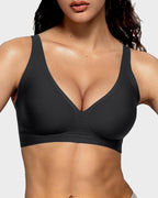 Thandibra™ Seamless Deep V Push-Up Wireless Bra No Underwire No Wires. No Pressure. Just All-Day Comfort.