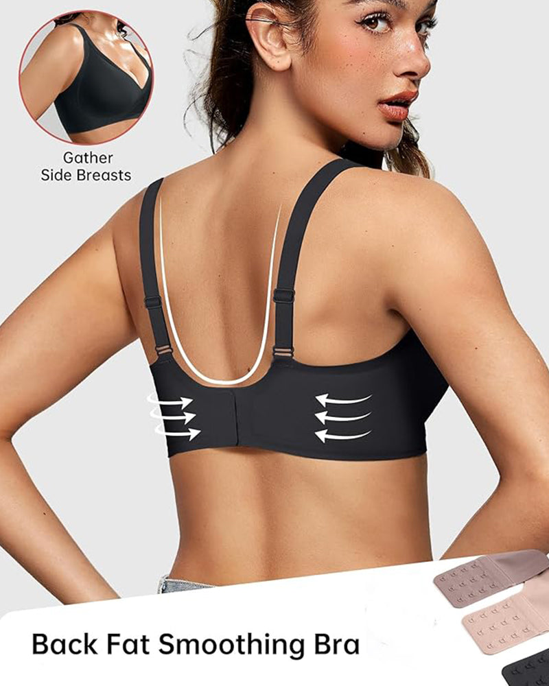 Thandibra™ Seamless Deep V Push-Up Wireless Bra No Underwire No Wires. No Pressure. Just All-Day Comfort.