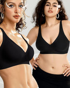 Thandibra™ Seamless Deep V Push-Up Wireless Bra No Underwire No Wires. No Pressure. Just All-Day Comfort.