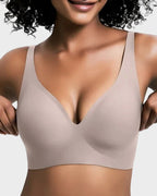 Thandibra™ Seamless Deep V Push-Up Wireless Bra No Underwire No Wires. No Pressure. Just All-Day Comfort.