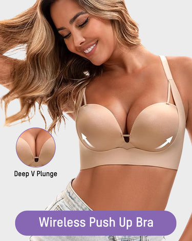 Wireless Add-2-Cup Push-Up Bra