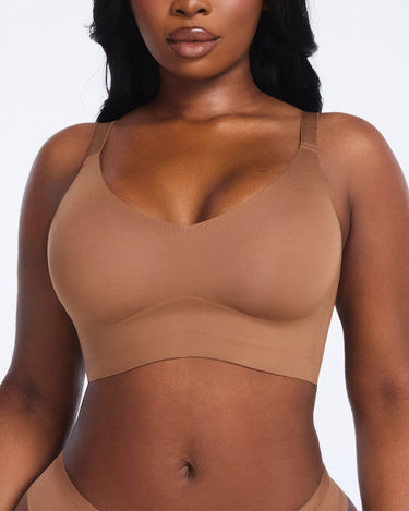 Wireless V-Neck Back & Side Smoothing Bra