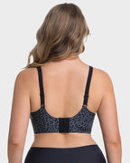 Thandibra™ Wireless Leopard V-Neck Contour Bra No Underwire No Wires. No Pressure. Just All-Day Comfort.
