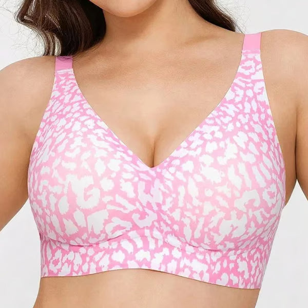 Thandi™ Super Firming Leopard Print Jelly Bra | Women Wire free Bras No More Sagging Breas Just All-Day Comfortts